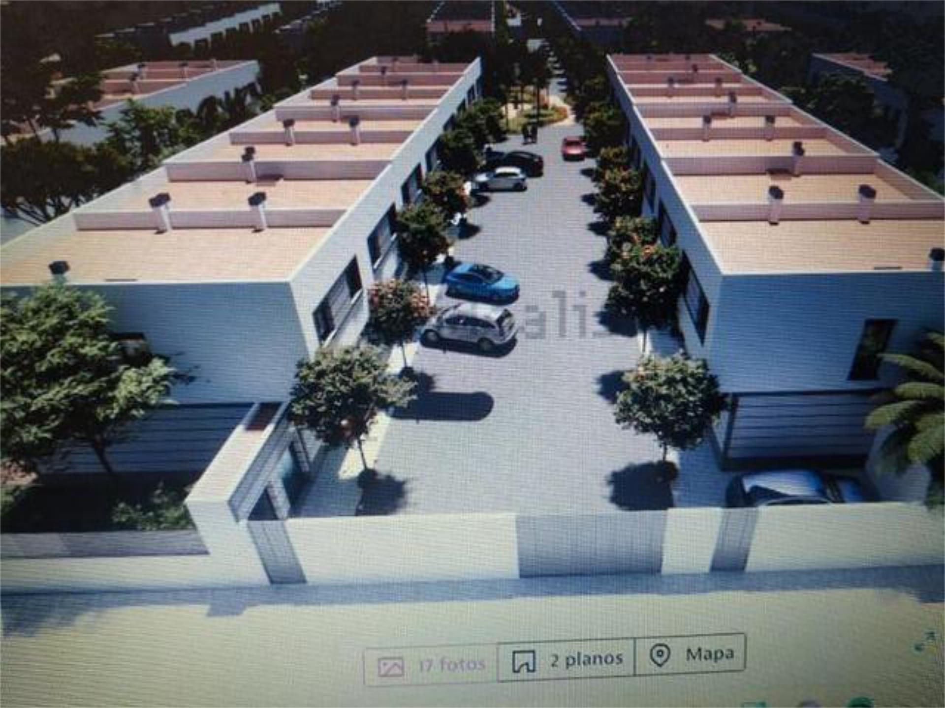 Exterior view of Single-family semi-detached for sale in  Huelva Capital