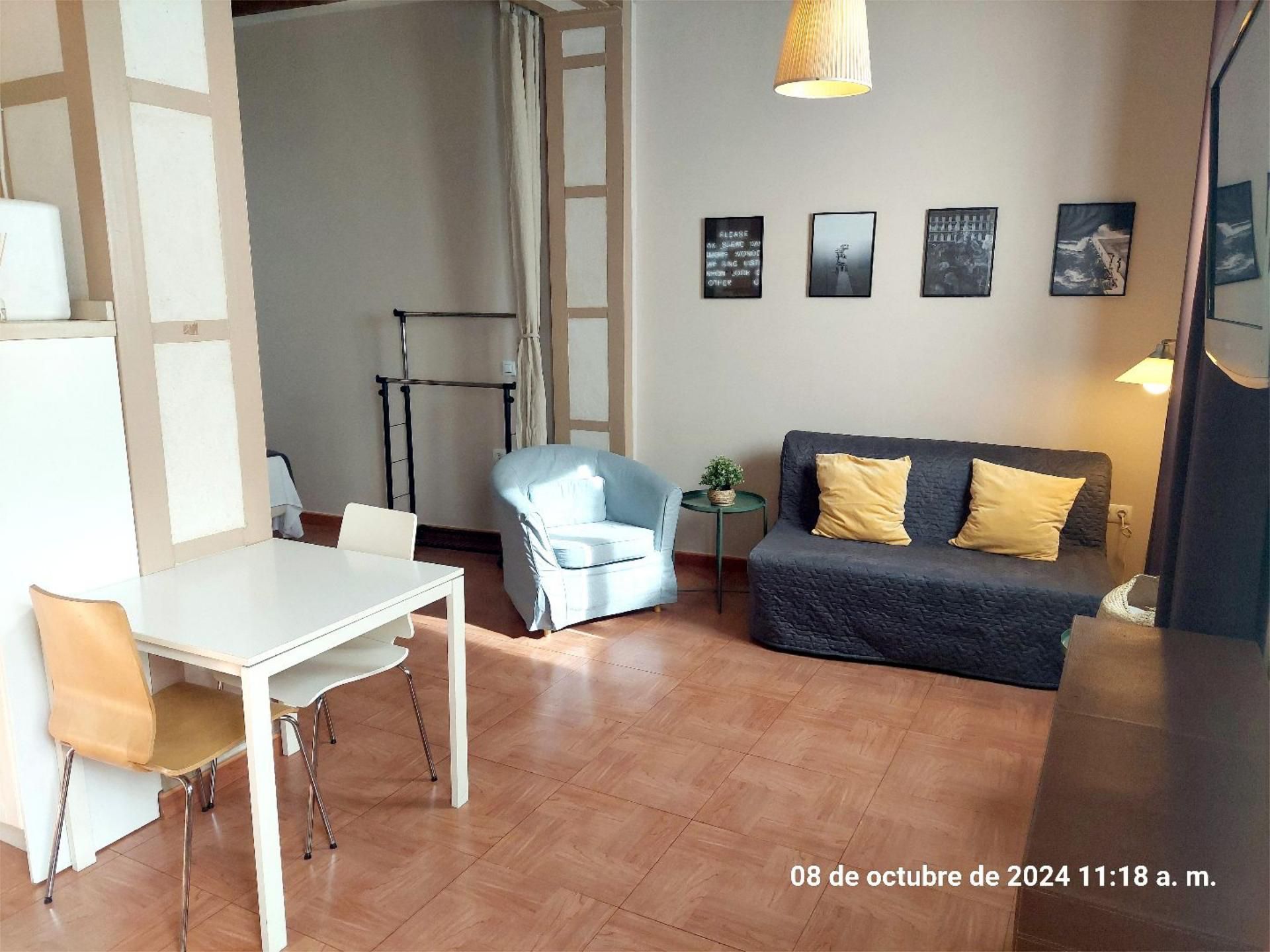 Sala d'estar de Pis de lloguer en  Sevilla Capital amb Aire condicionat, Calefacció i Moblat