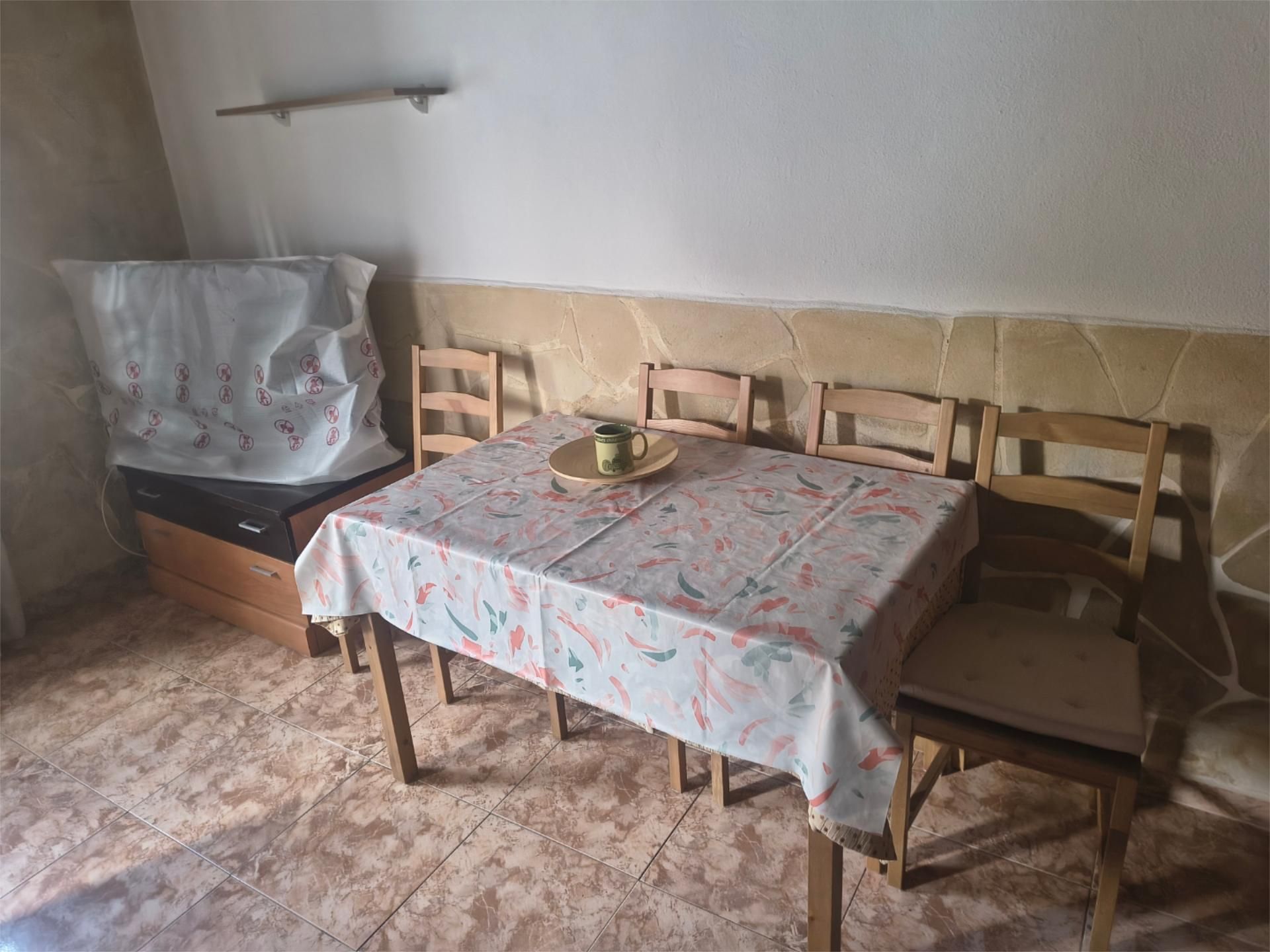 Dining room of Apartment to rent in Málaga Capital  with Air Conditioner, Heating and Furnished