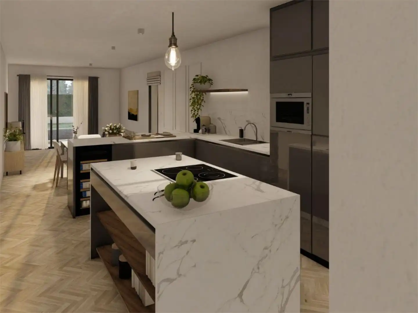 Cocina de Casa o chalet en venta en Argés con Aire acondicionado, Calefacción y Jardín privado