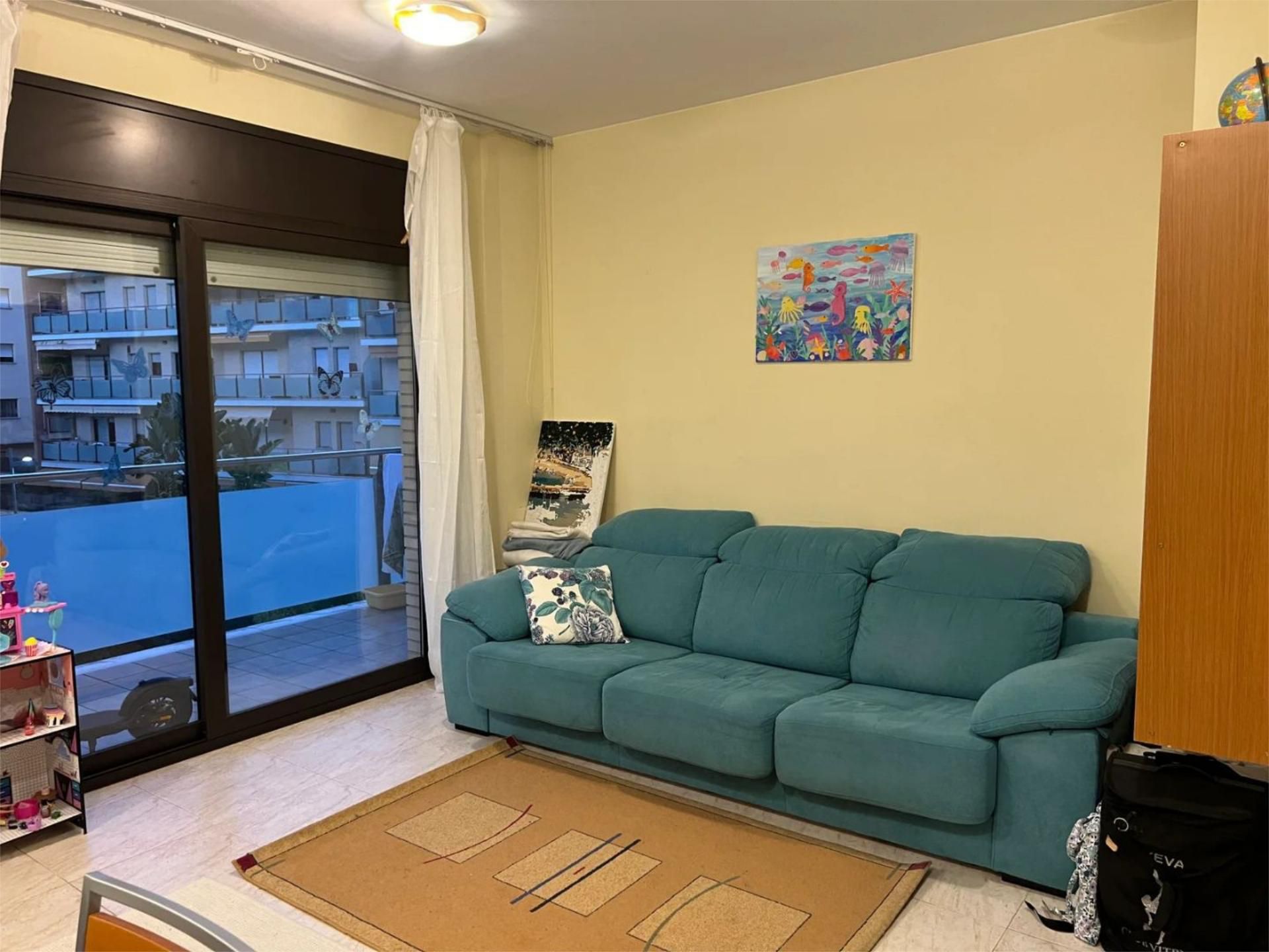 Sala d'estar de Pis en venda en Lloret de Mar amb Aire condicionat, Piscina i Balcó