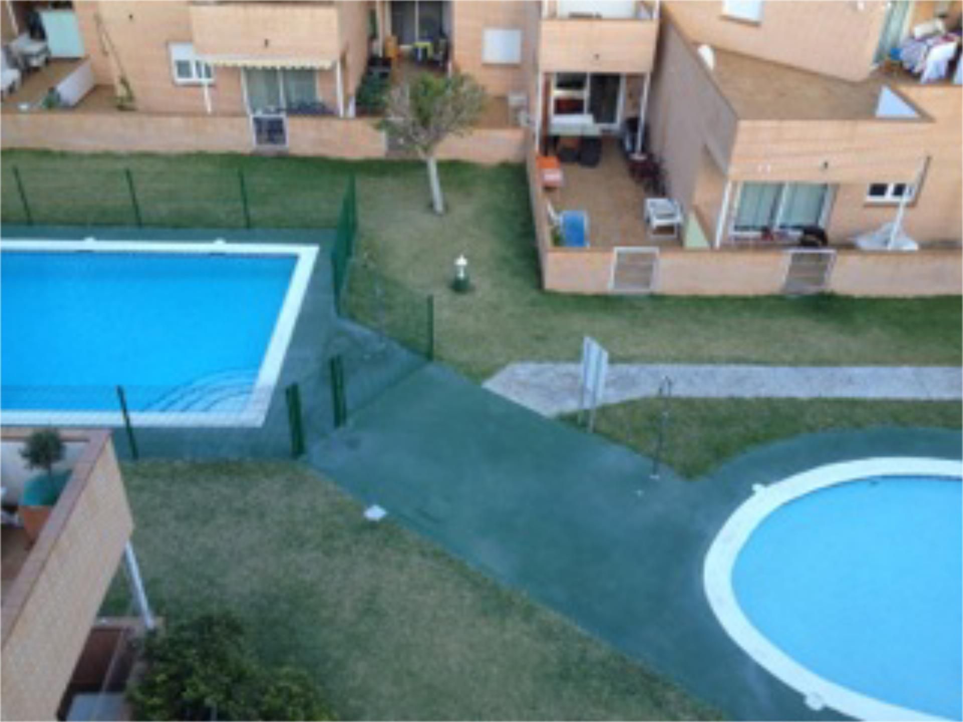 Swimming pool of Flat to rent in Eivissa  with Air Conditioner, Heating and Private garden