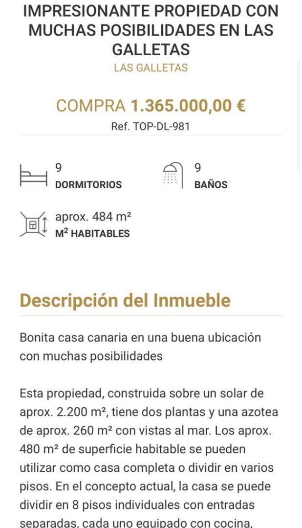 Casa o xalet en venda en Arona amb Aire condicionat, Jardí privat i Moblat