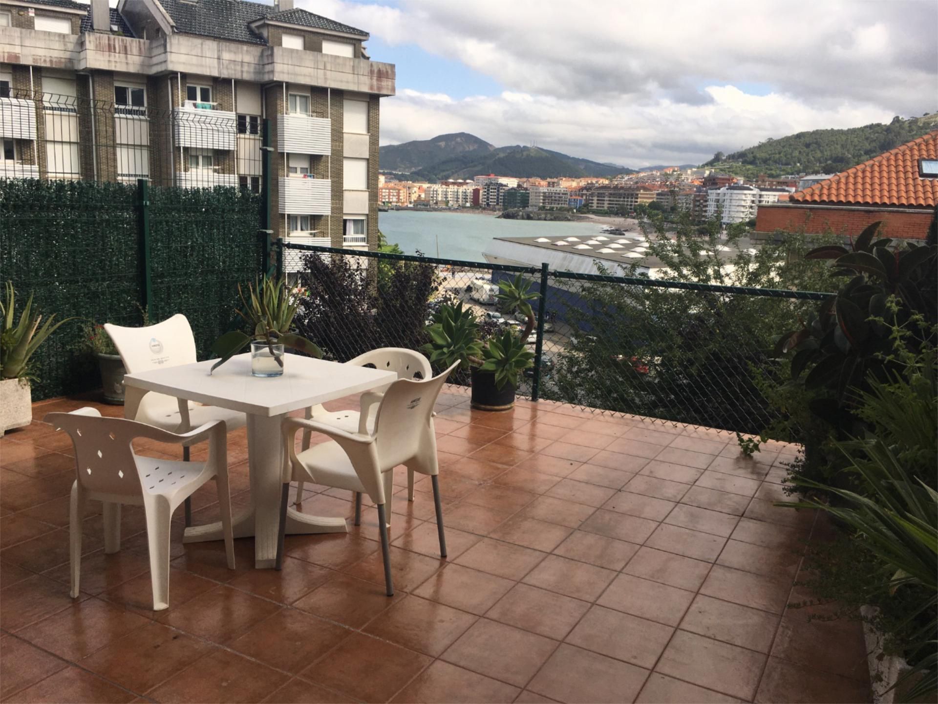 Terrace of Flat to rent in Castro-Urdiales  with Heating, Terrace and Storage room