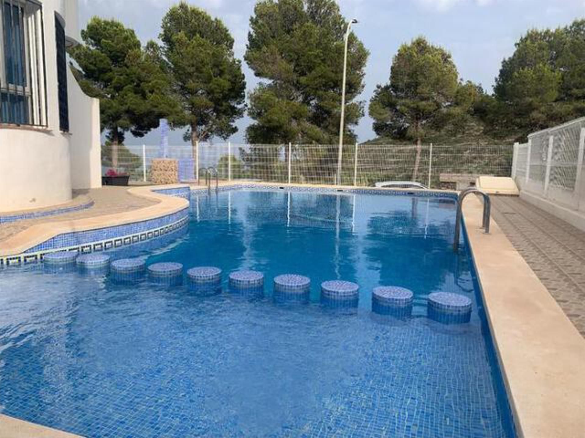 Piscina de Apartament de lloguer en Peñíscola / Peníscola amb Jardí privat, Terrassa i Piscina