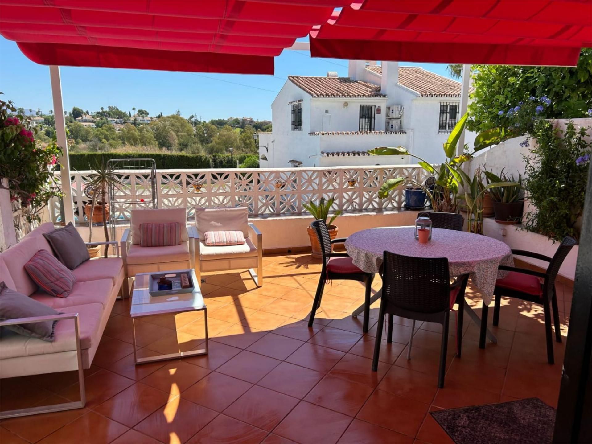 Terrace of Flat to rent in Estepona  with Terrace, Swimming Pool and Balcony