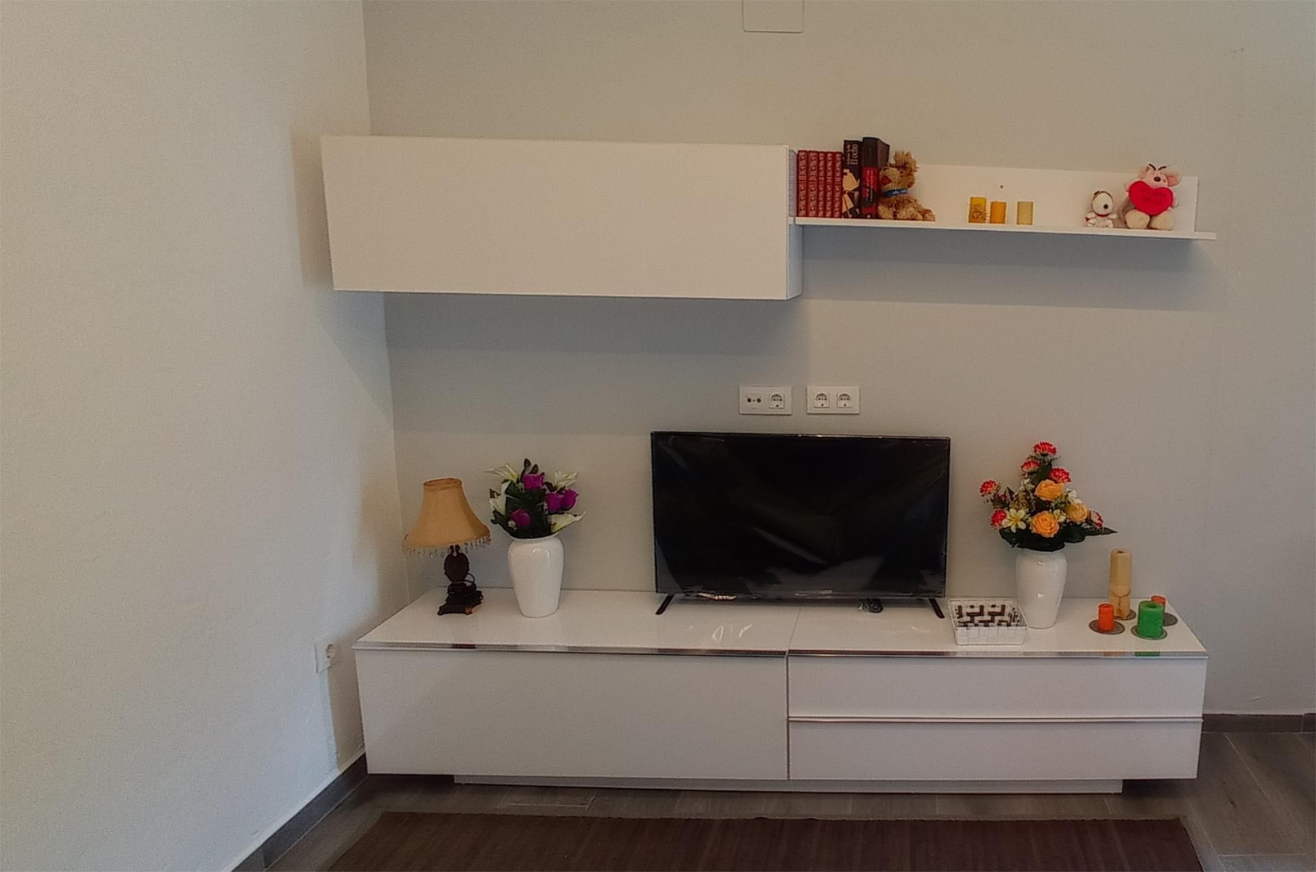 Living room of Flat to rent in Priego de Córdoba  with Air Conditioner, Private garden and Furnished