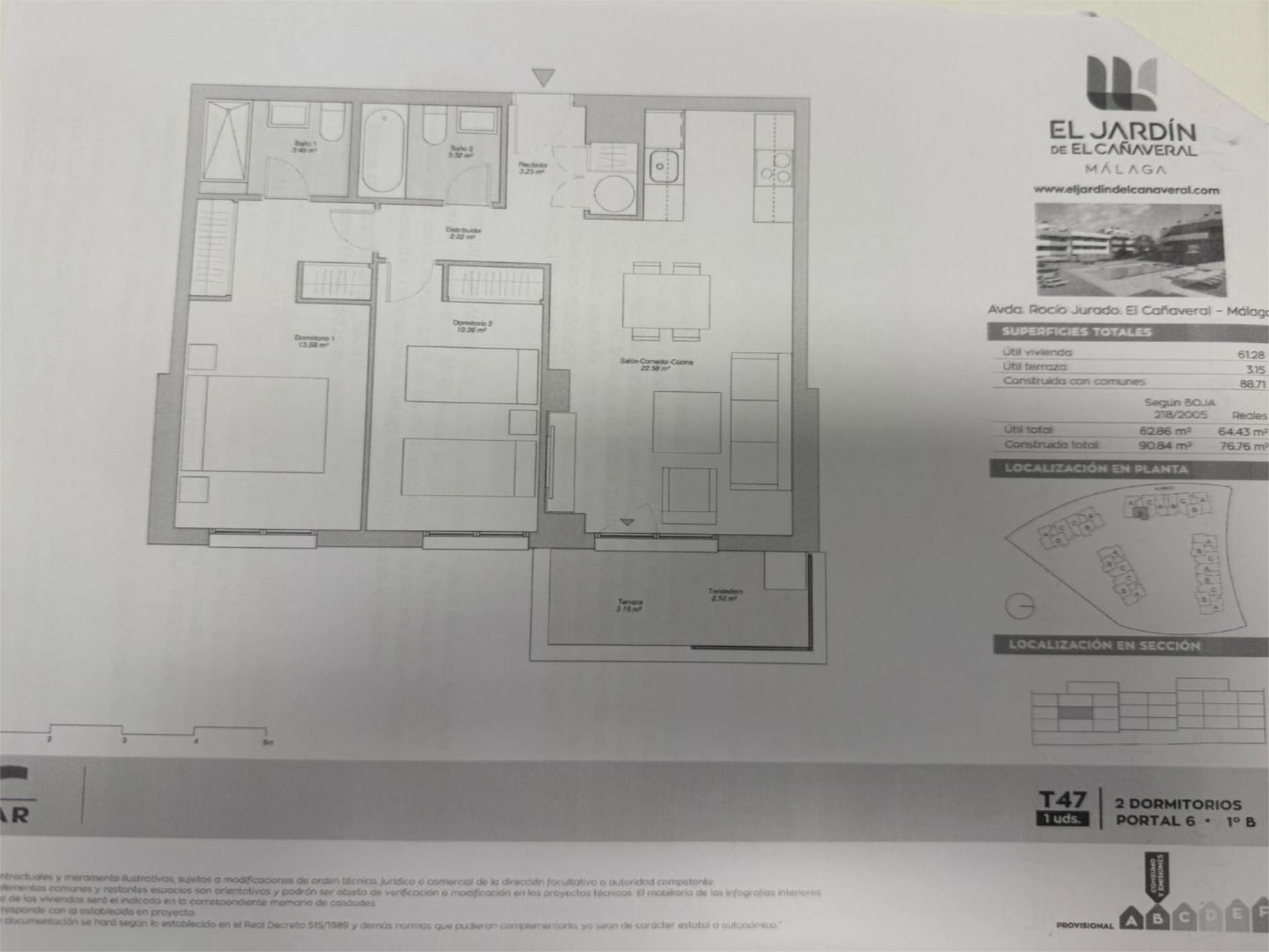 Flat for sale in Málaga Capital  with Air Conditioner, Heating and Parquet flooring