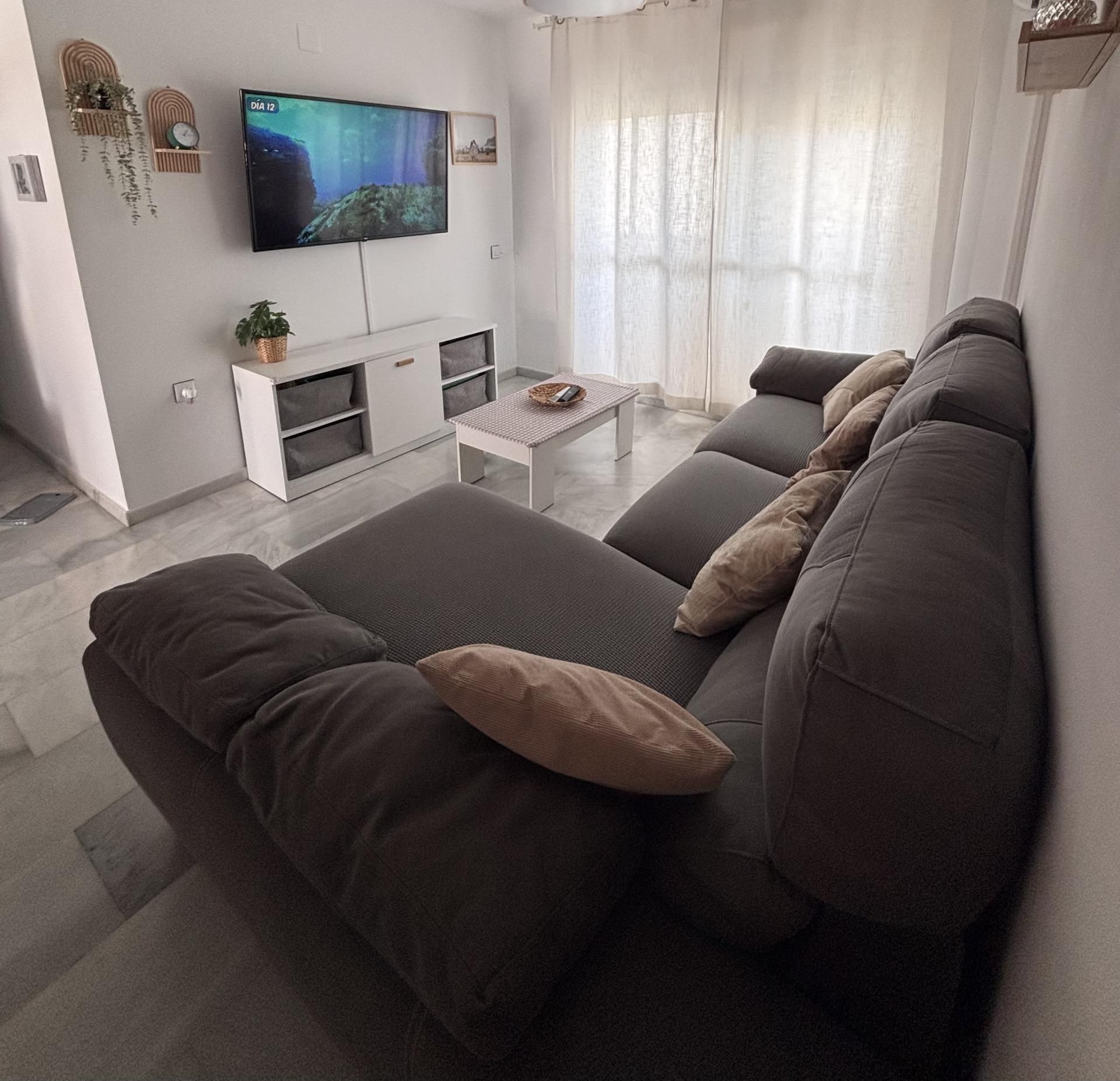 Flat for sale in Avenida de los Juegos del Mediterráneo, 4, El Toyo Living room of Flat for sale in Almería Capital with Terrace, Swimming Pool and Community parking