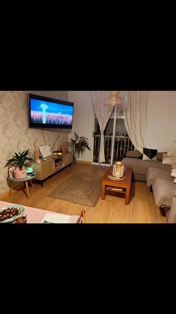 Piso en venta en Pasaje Vidales, 5, La Pinilla - Las Palas Sala de estar de Piso en venta en Fuente Álamo de Murcia con Aire acondicionado, Calefacción y Parquet
