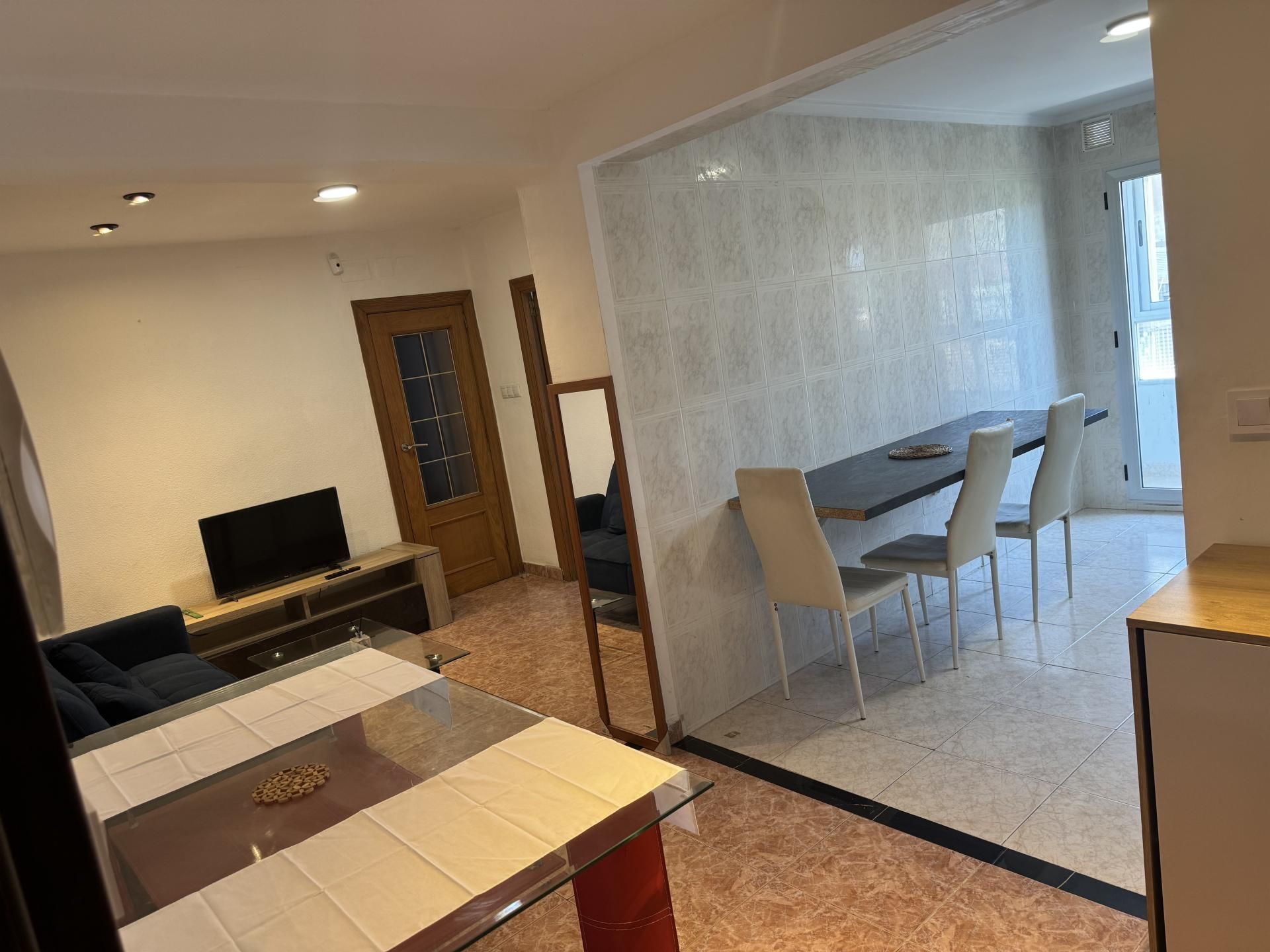 Dining room of Flat to rent in  Valencia Capital  with Furnished and Balcony