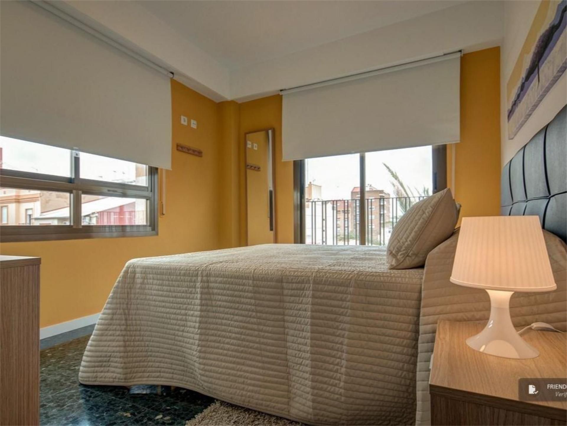 Bedroom of Apartment to rent in  Valencia Capital  with Air Conditioner, Furnished and Balcony