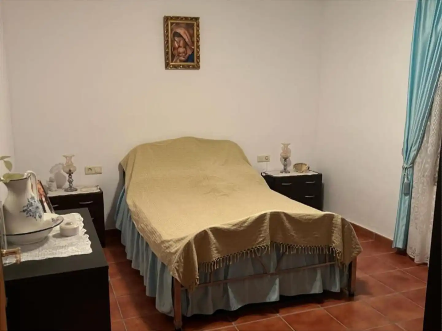 Einfamilien-Reihenhaus zum Verkauf in Calle Nuestra Señora de la Vega, 26, Torre de Juan Abad Schlafzimmer von Einfamilien-Reihenhaus zum Verkauf in Torre de Juan Abad mit Möbliert und Balkon