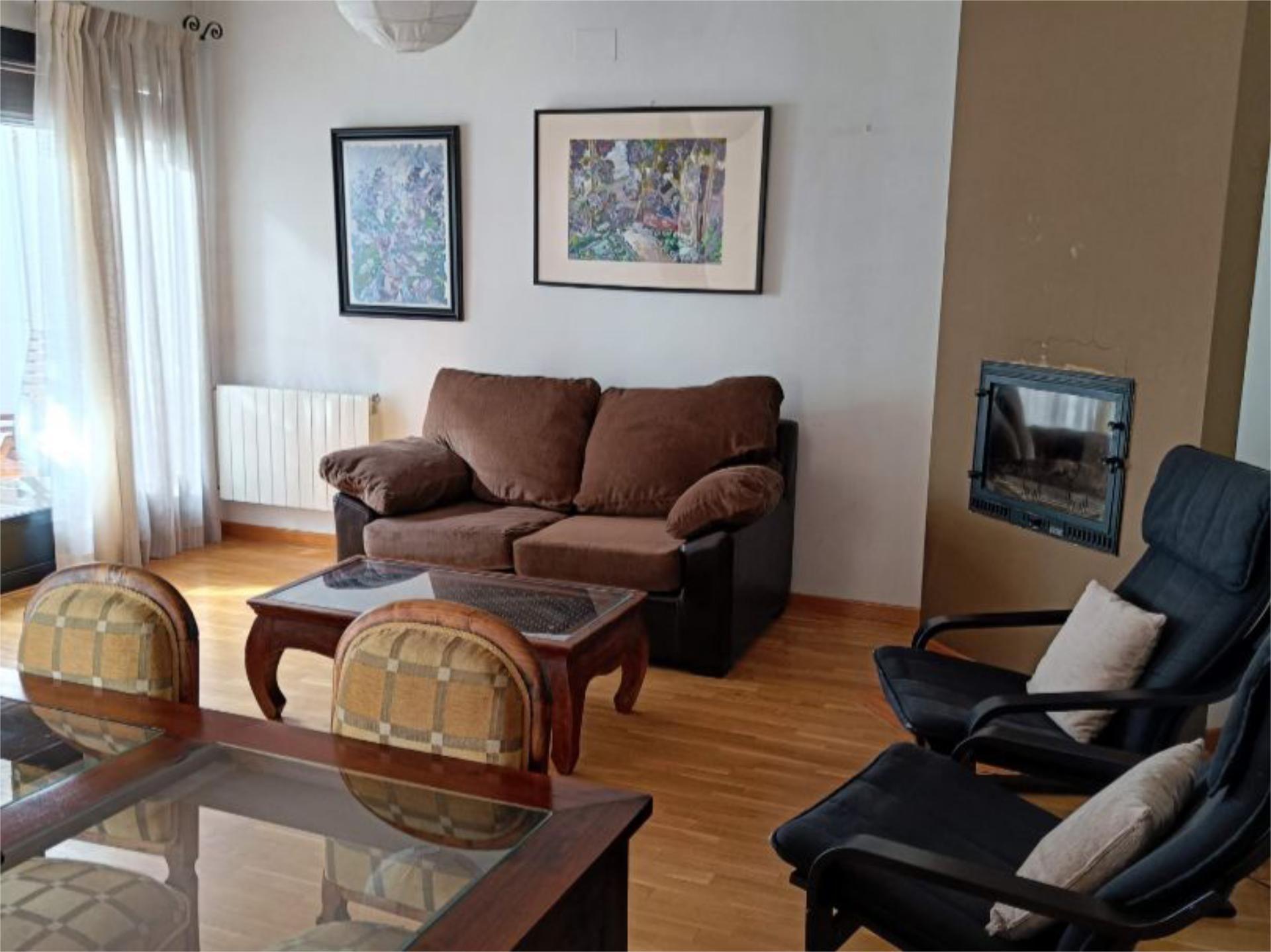 Sala de estar de Piso de alquiler en Daimiel con Calefacción, Parquet y Terraza