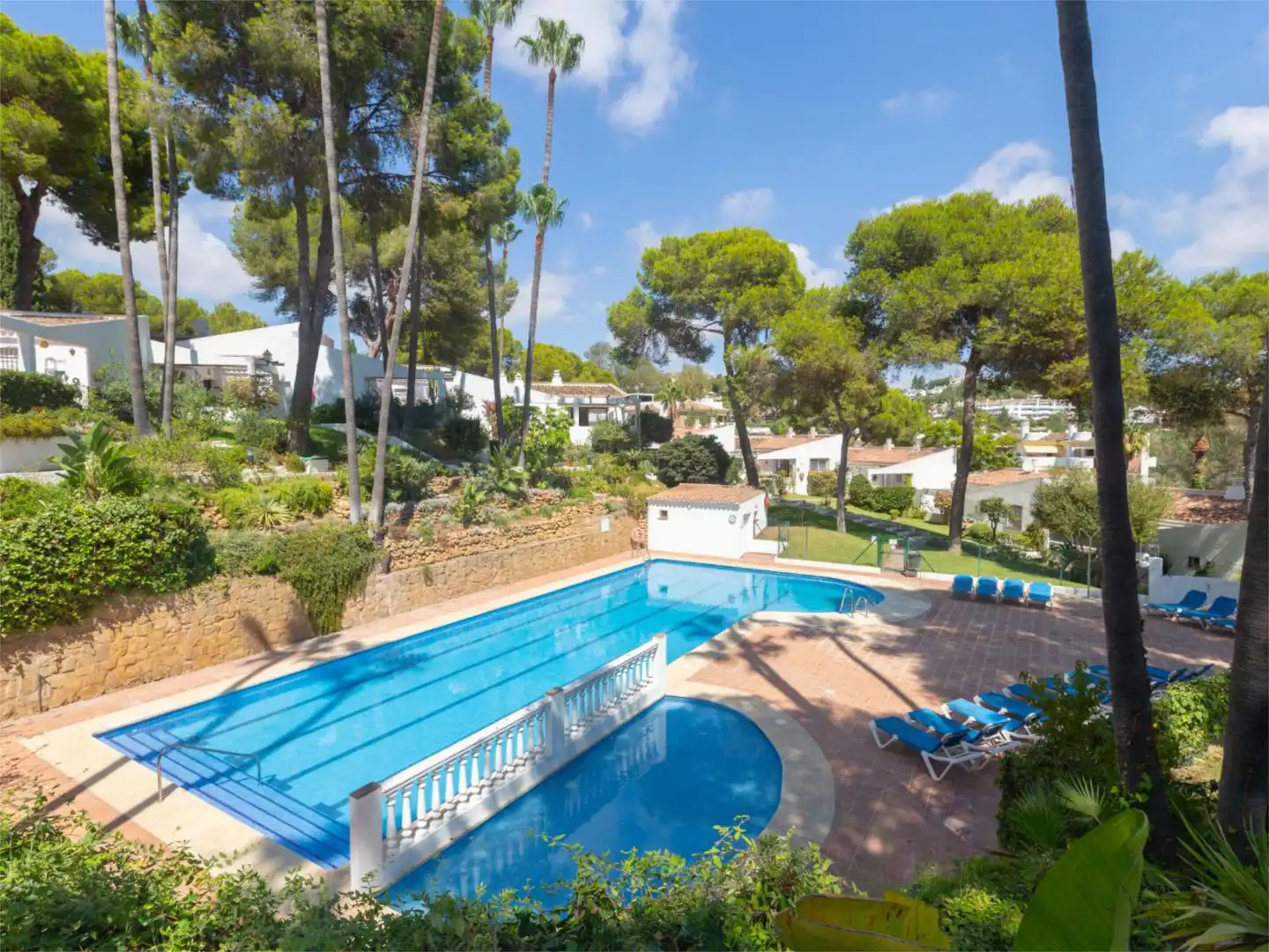 Garden of Flat for sale in Mijas  with Air Conditioner, Terrace and Storage room