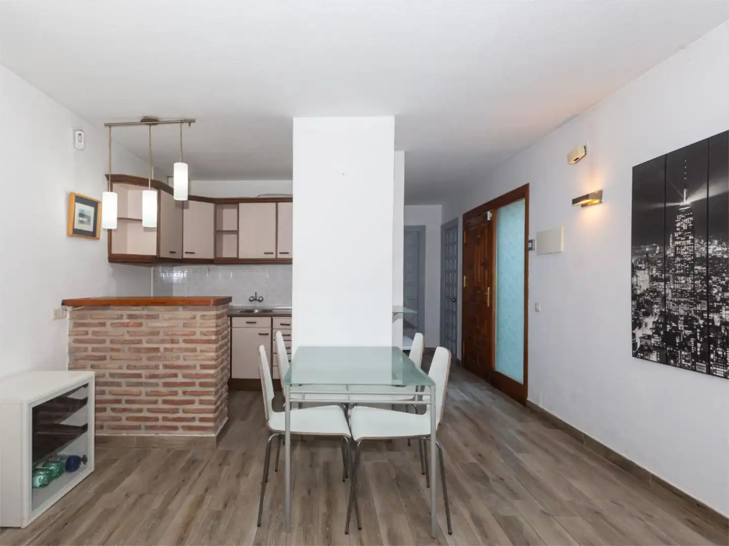 Dining room of Flat for sale in Mijas  with Air Conditioner, Terrace and Storage room
