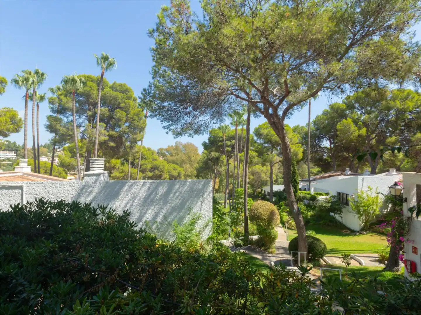 Garden of Flat for sale in Mijas  with Air Conditioner, Terrace and Storage room