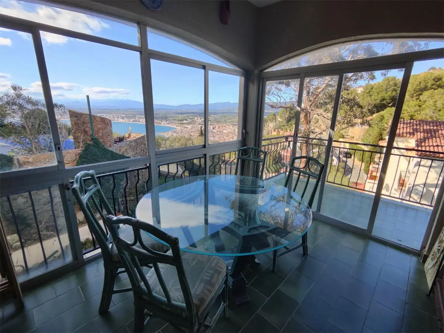 Houses for sale in Carrer Víctor Català, 21, Almadrava - Canyelles - Puig-Rom Terrace of Houses for sale in Roses with Air Conditioner, Terrace and Swimming Pool