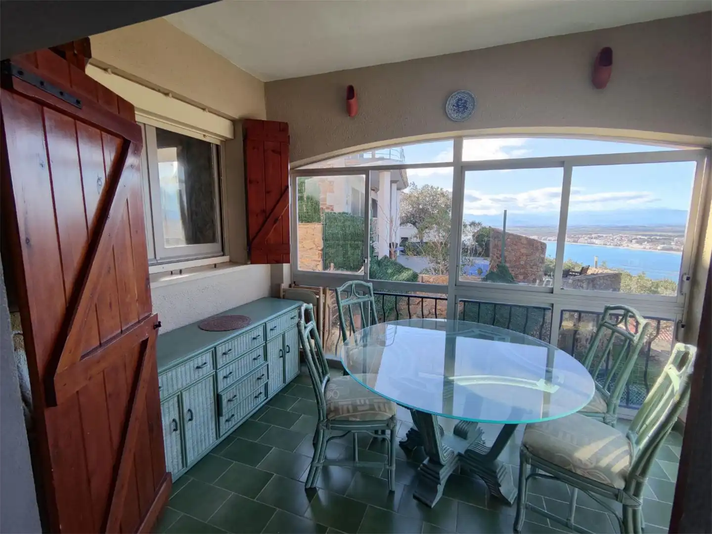 Houses for sale in Carrer Víctor Català, 21, Almadrava - Canyelles - Puig-Rom Balcony of Houses for sale in Roses with Air Conditioner, Terrace and Swimming Pool
