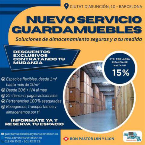 Trastero en Alquiler en El Bon Pastor