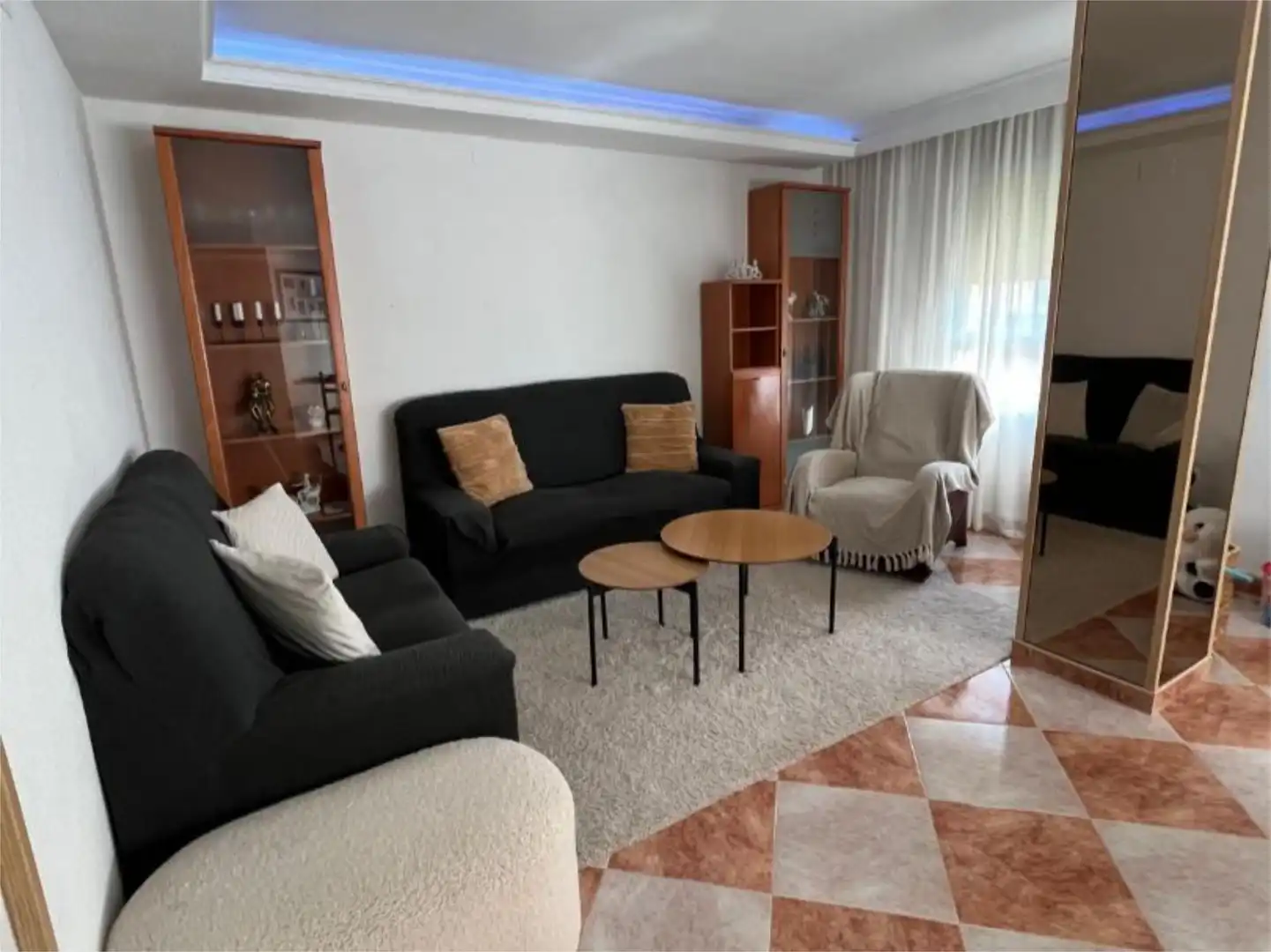 Flat for sale in Ronda Panderola, 1, La Bosca Living room of Flat for sale in Burriana / Borriana with Air Conditioner