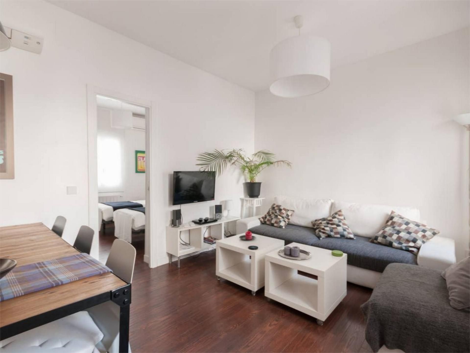 Sala d'estar de Pis de lloguer en Granollers amb Aire condicionat, Terrassa i Balcó