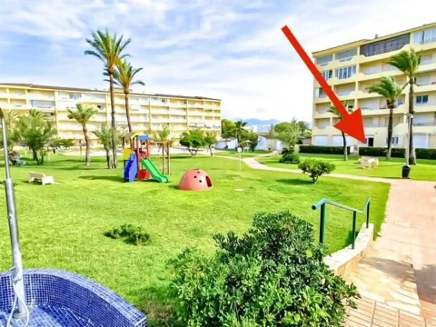Apartments for rent in Carretera de les Marines a Dénia, 92, Les Bassetes - El Marjal Exterior view of Apartments for rent in Dénia with Air Conditioner, Heating and Private garden