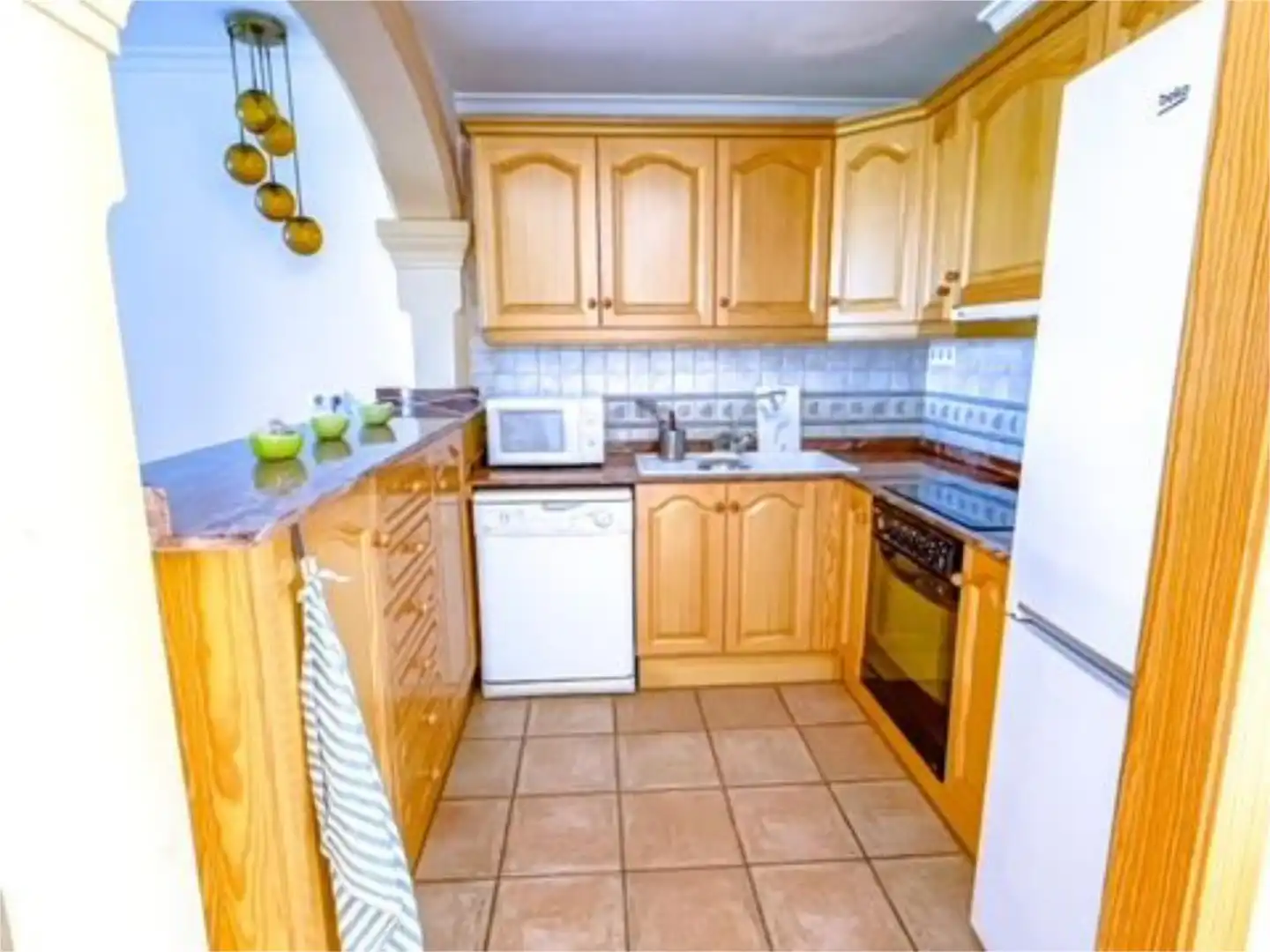 Apartments for rent in Carretera de les Marines a Dénia, 92, Les Bassetes - El Marjal Kitchen of Apartments for rent in Dénia with Air Conditioner, Heating and Private garden