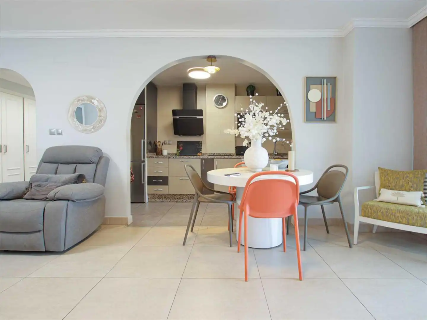 Wohnung zum Verkauf in Avenida Jacaranda, 4, Las Chapas - Alicate Playa Esszimmer von Wohnung zum Verkauf in Marbella mit Heizung, Terrasse und Abstellraum