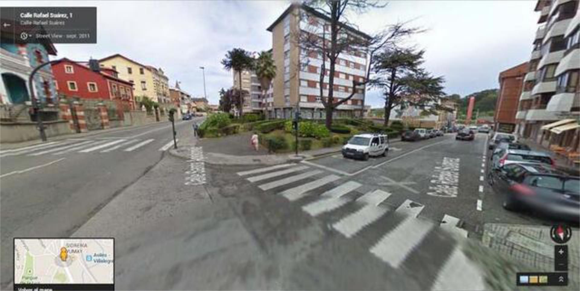 Vista exterior de Garaje de alquiler en Avilés