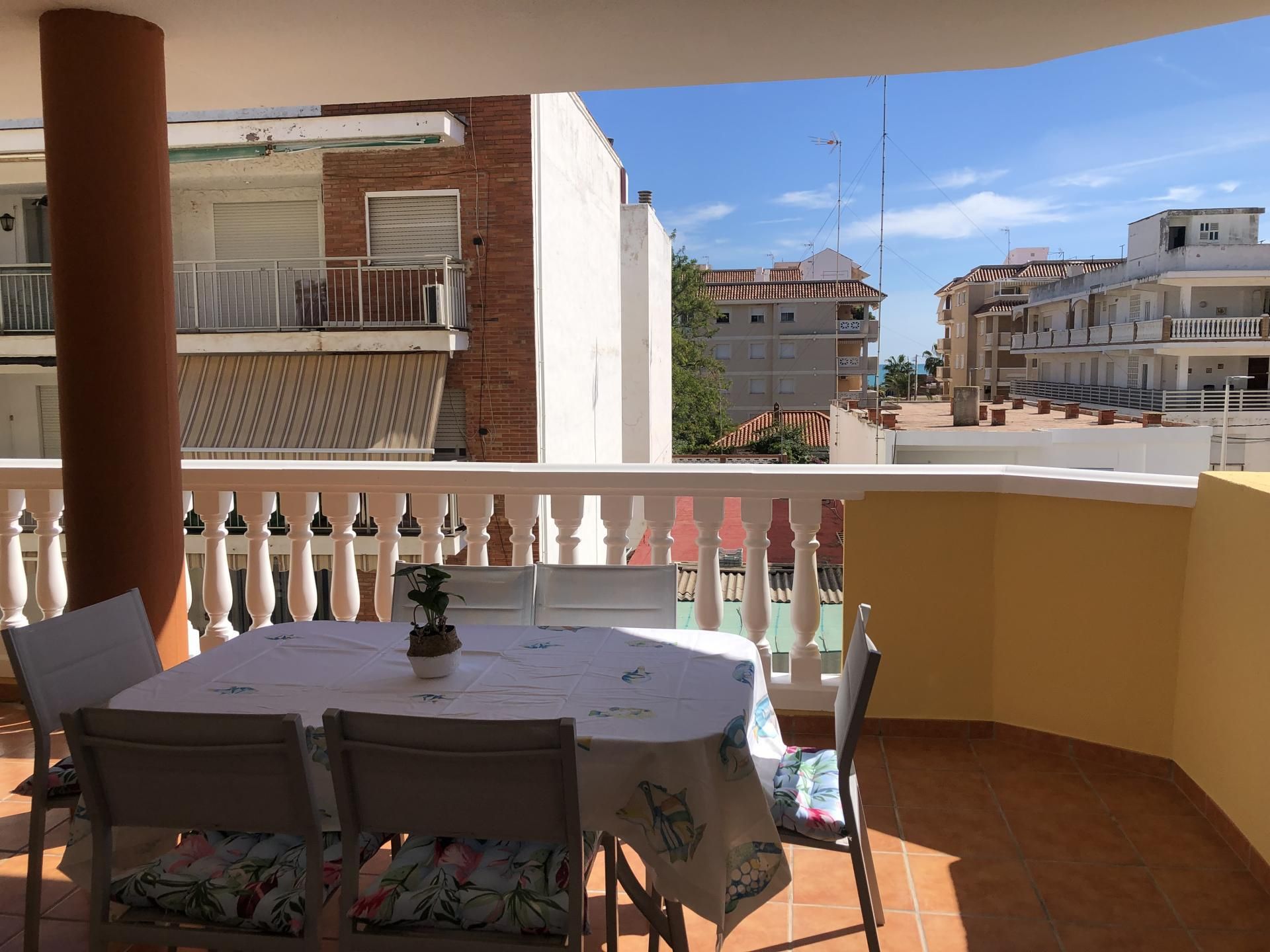 Terrace of Flat to rent in Moncofa  with Air Conditioner and Terrace