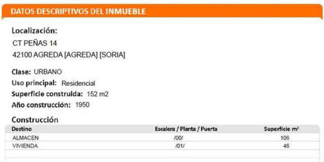 Casa-chalet en Venta en Ágreda