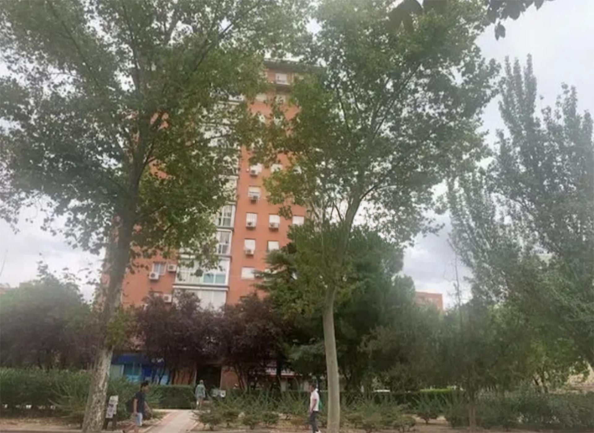 Exterior view of Flat for sale in  Madrid Capital  with Air Conditioner, Heating and Community parking