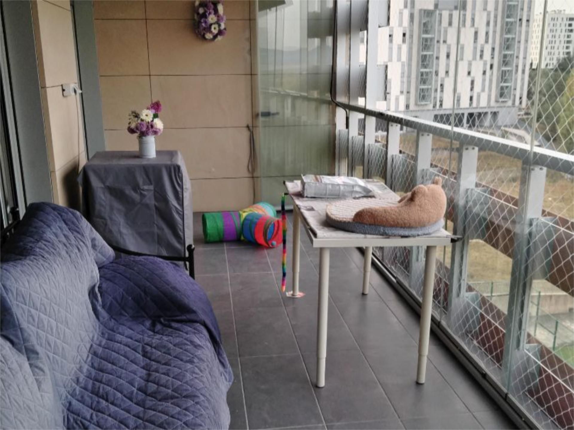Balcony of Flat for sale in Vitoria - Gasteiz  with Heating, Private garden and Parquet flooring
