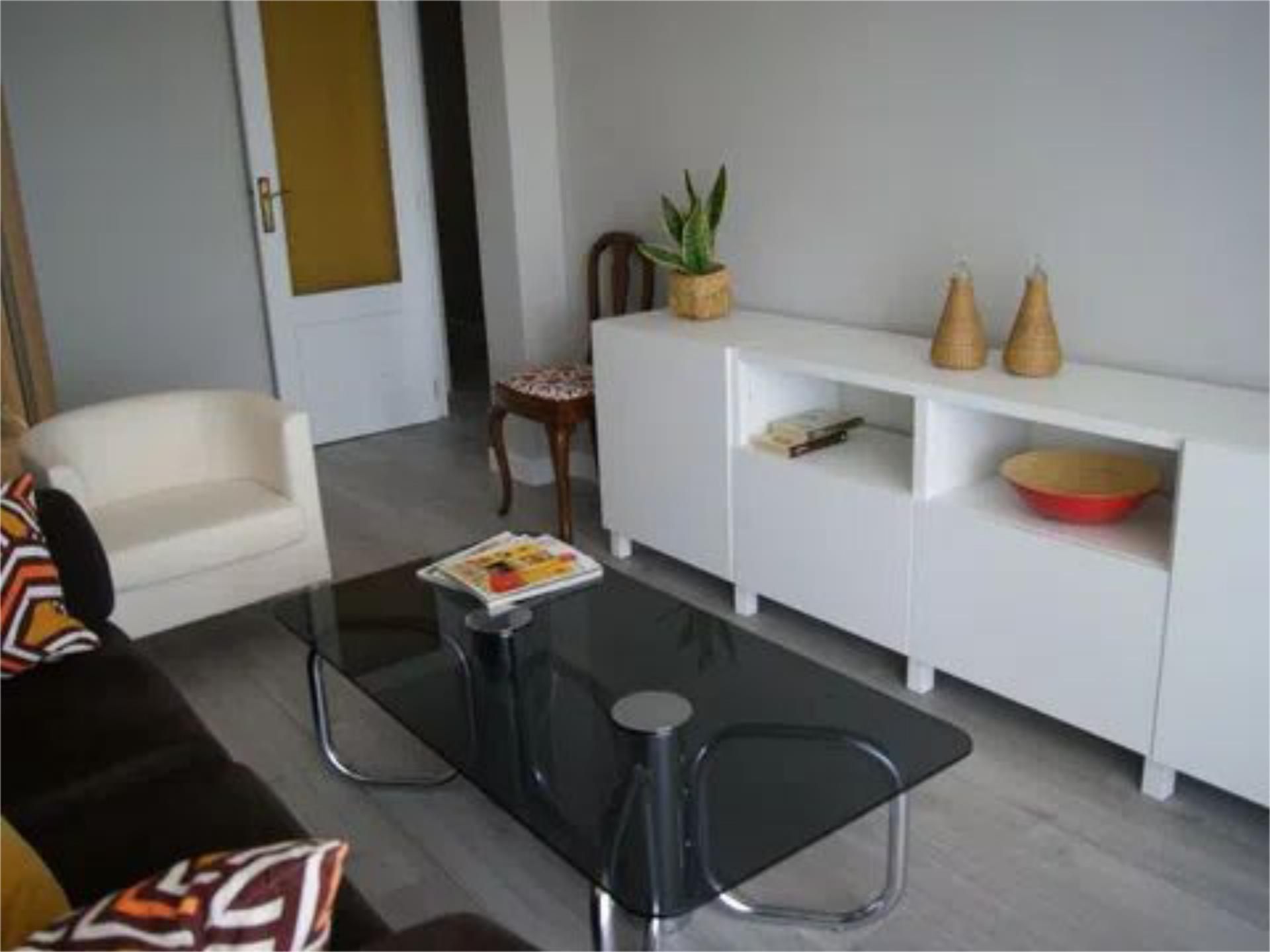 Living room of Flat to rent in  Madrid Capital  with Air Conditioner, Heating and Terrace