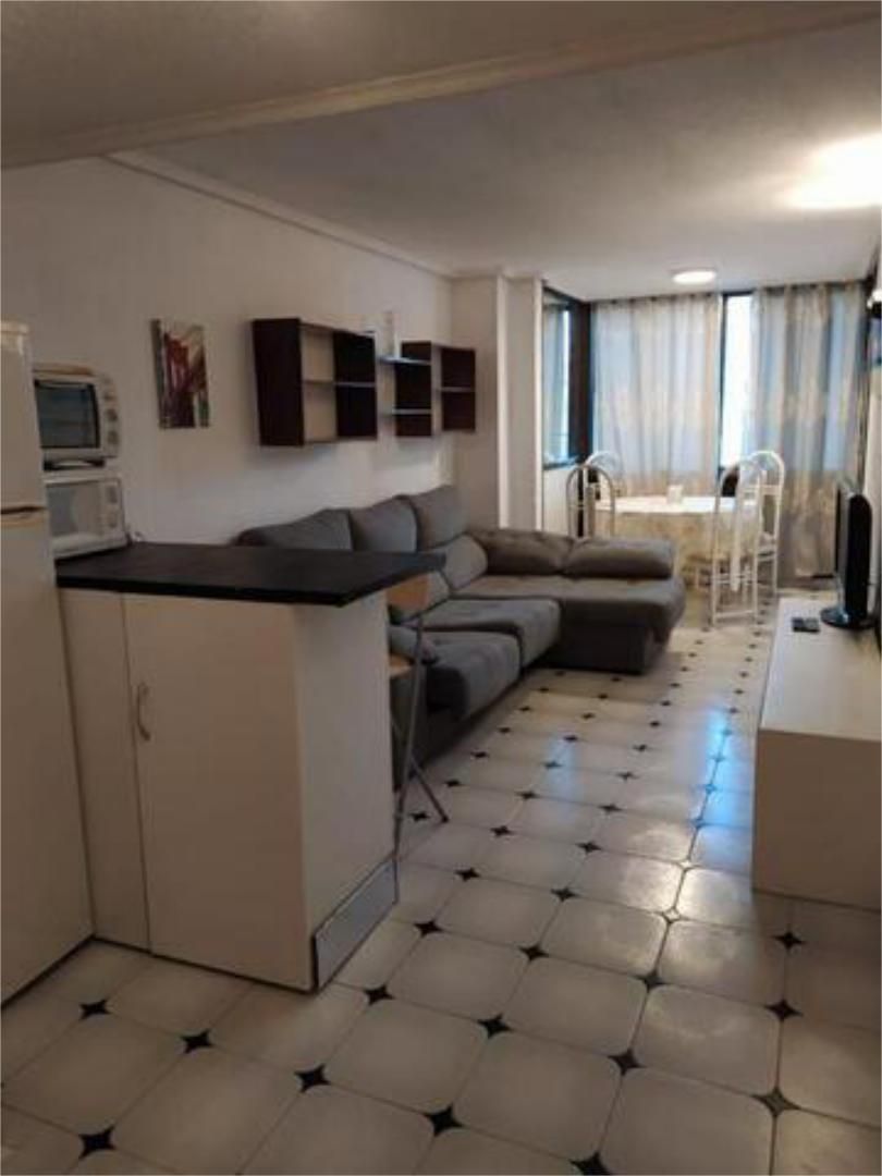 Sala d'estar de Apartament de lloguer en  Madrid Capital amb Terrassa i Piscina