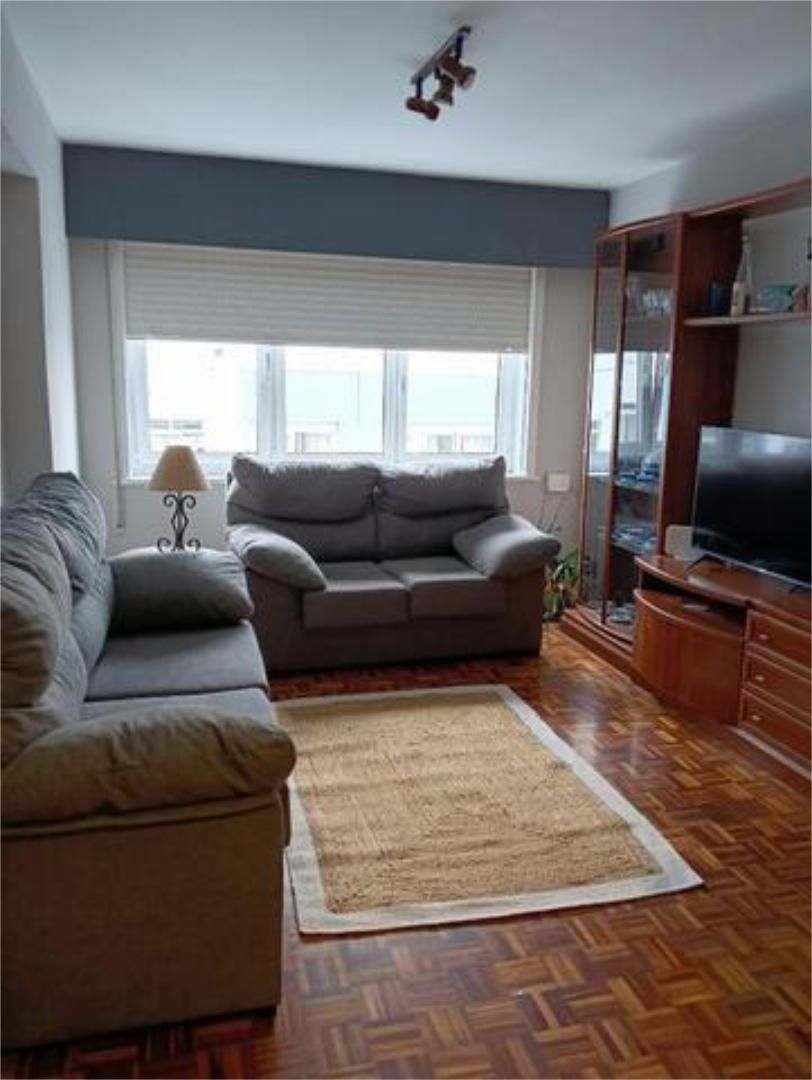 Sala de estar de Piso de alquiler en A Coruña Capital  con Calefacción, Terraza y Amueblado
