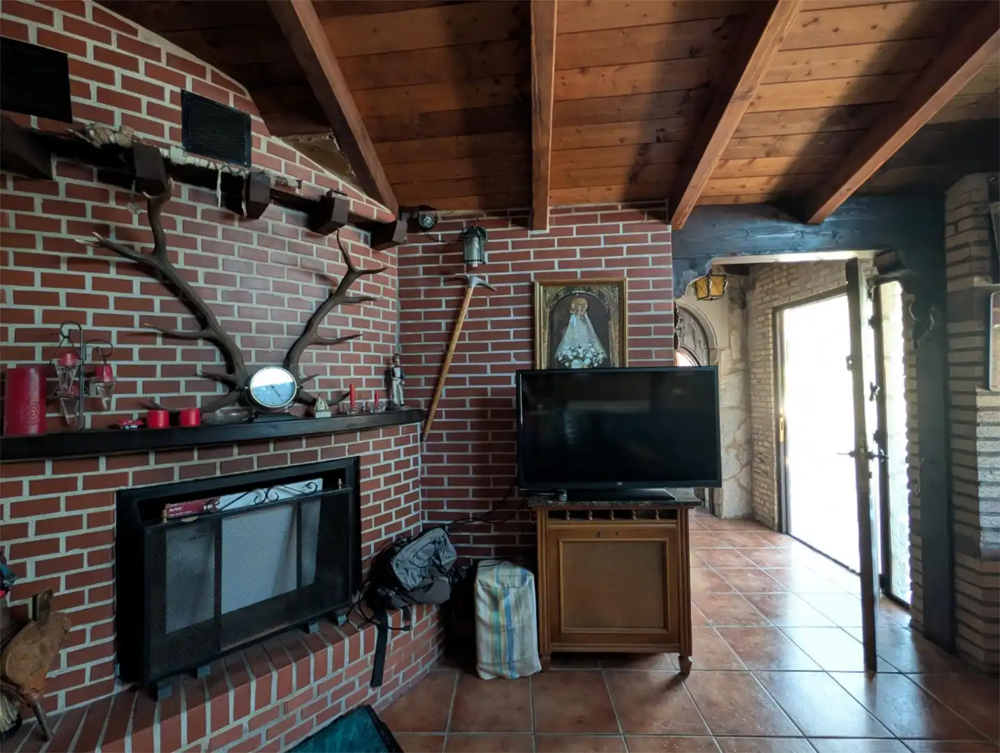 Finca rústica en venta en Avenida Zaragoza, Centro Sala de estar de Finca rústica en venta en Tudela con Jardín privado, Terraza y Piscina