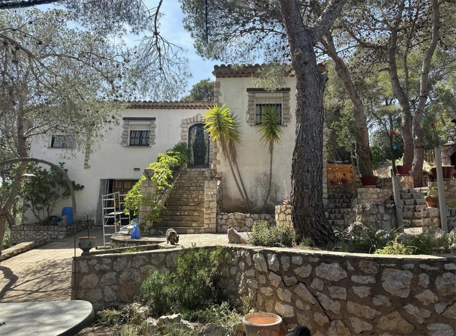 Exterior view of House or chalet for sale in La Bisbal del Penedès  with Air Conditioner, Private garden and Terrace