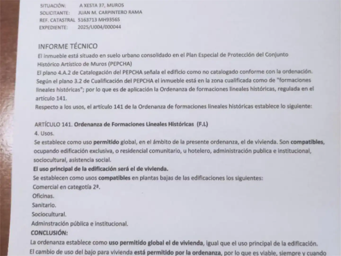 Local en venta en Rúa Axesta, 37, Muros Parking de Local en venta en Muros
