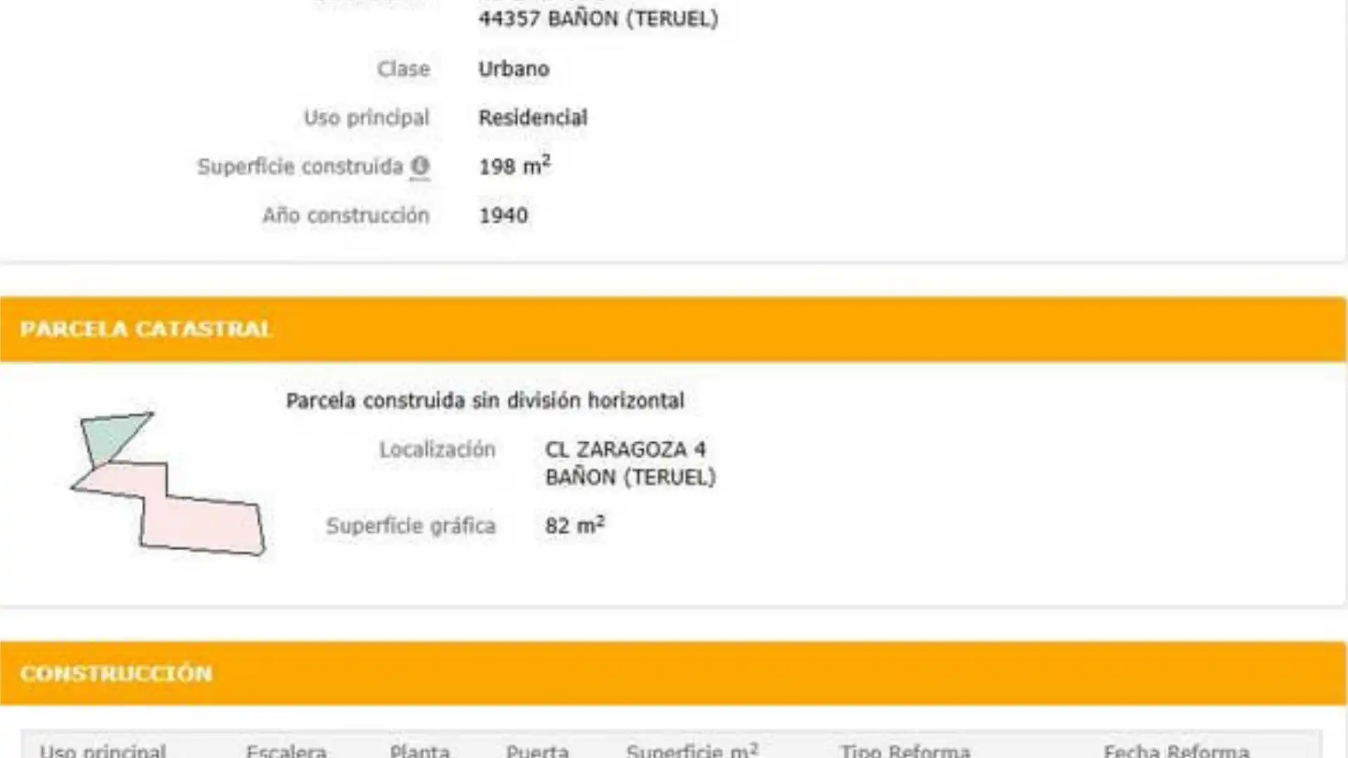 Casa o chalet en venta en Bañón