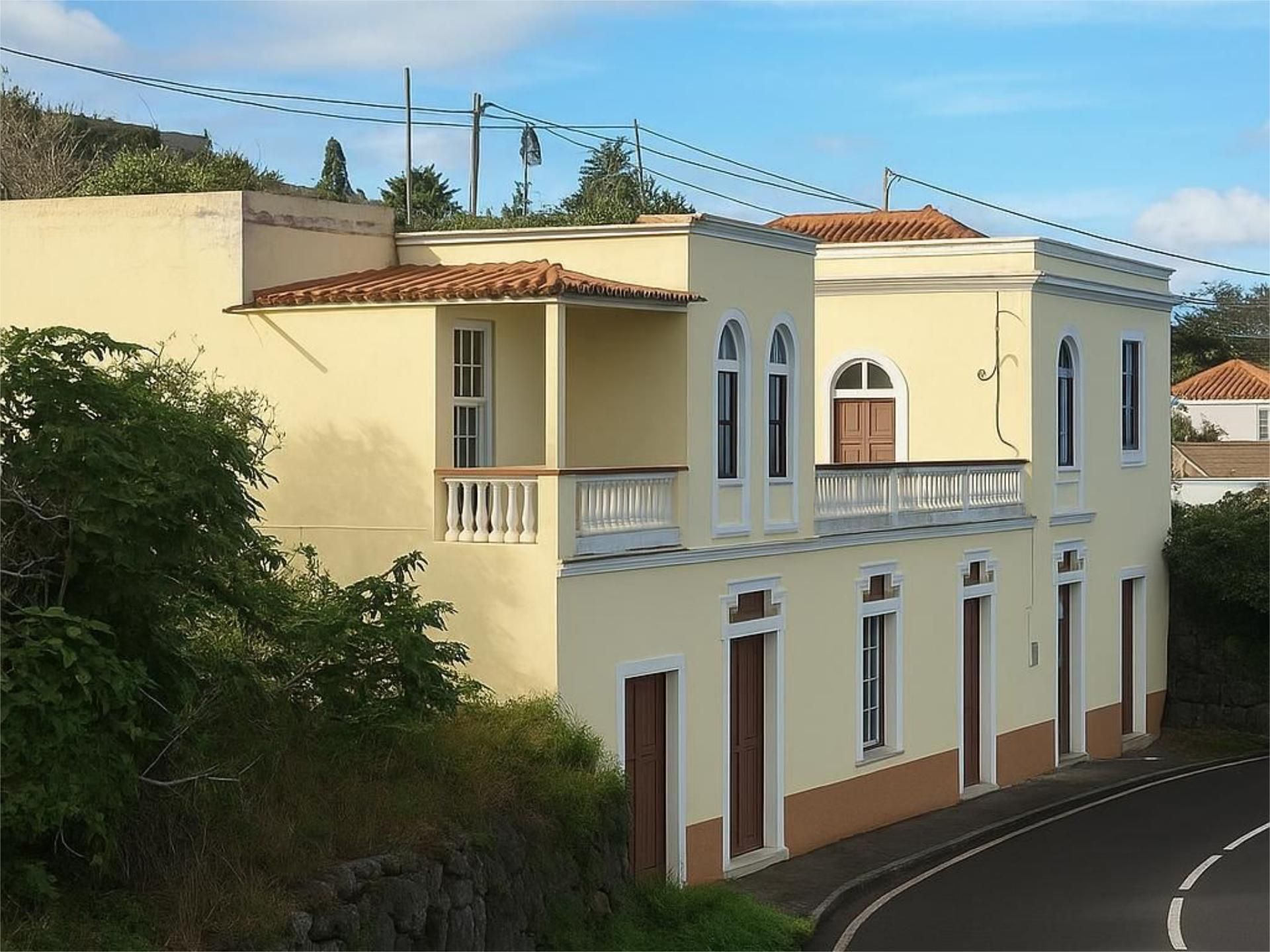 Exterior view of Flat for sale in Villa de Mazo  with Private garden