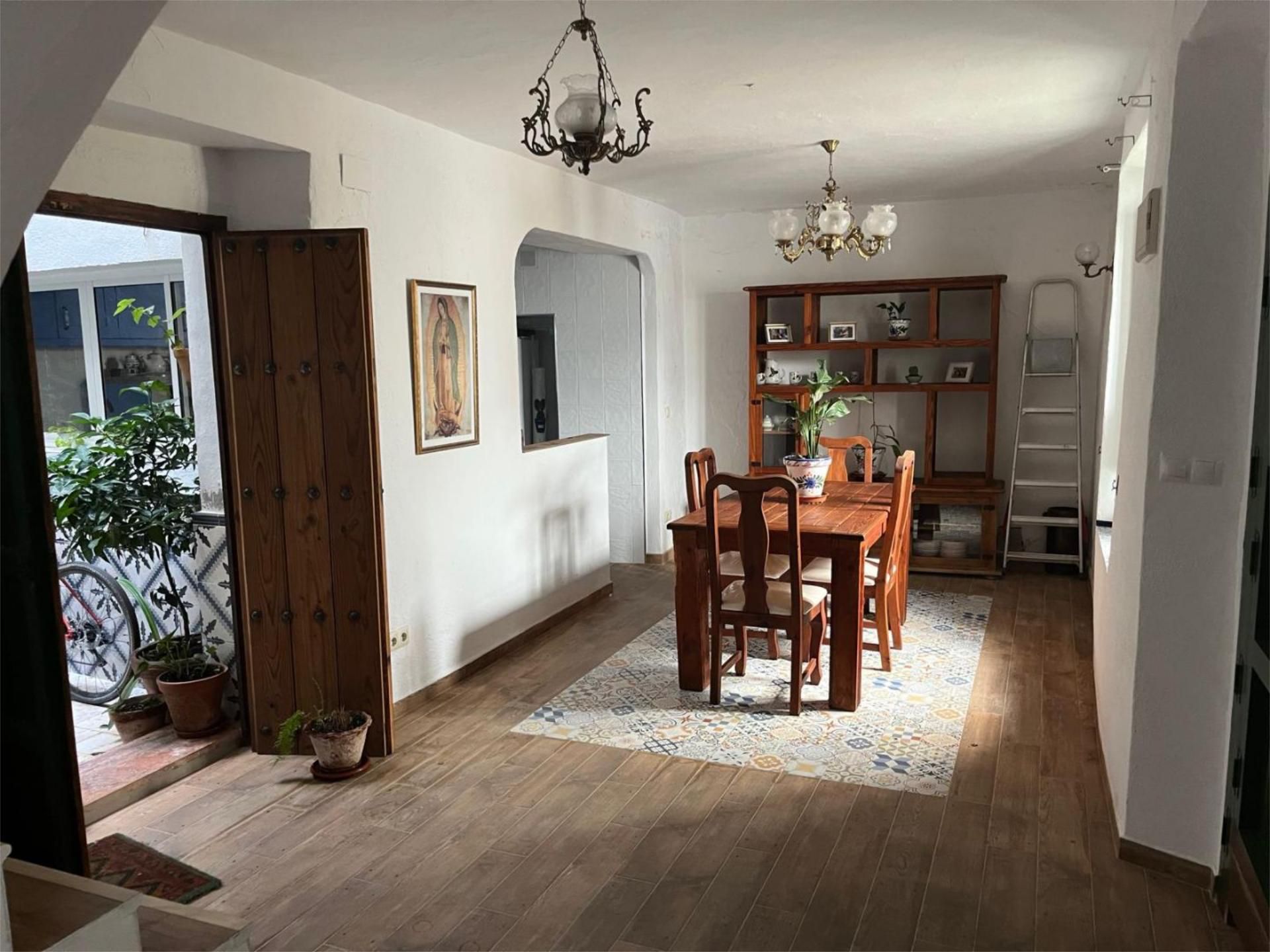 Dining room of Single-family semi-detached to rent in Casarabonela  with Private garden, Parquet flooring and Terrace