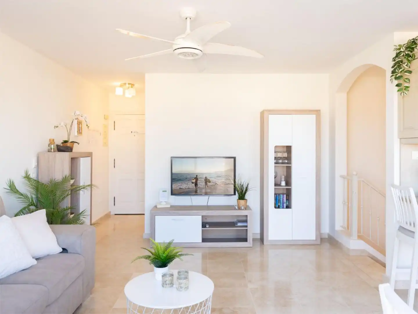 Wohnung zum Verkauf in Avenida la Arenita, 13, Palm - Mar Wohnzimmer von Wohnung zum Verkauf in Arona mit Terrasse, Schwimmbad und Balkon