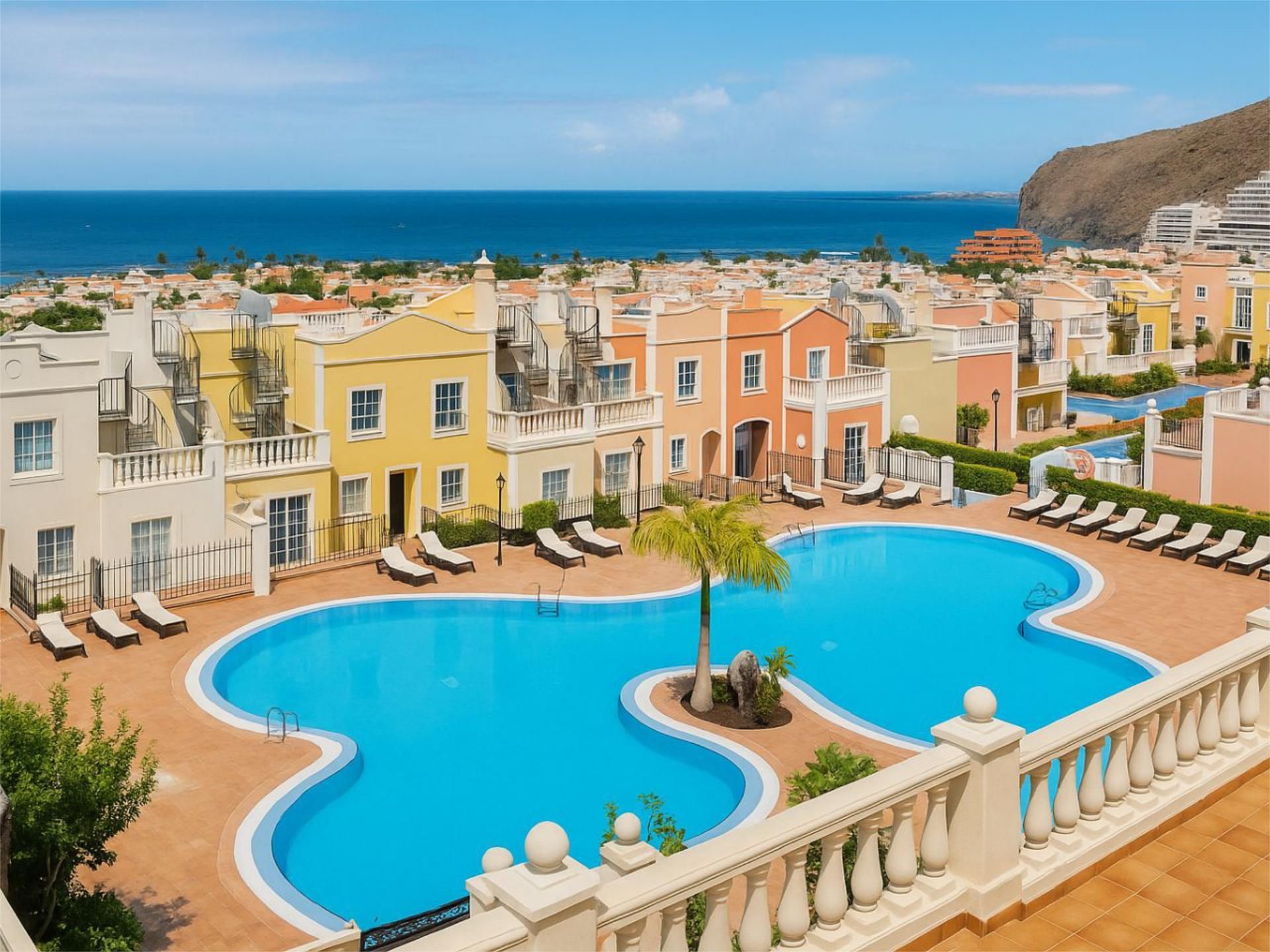 Exterior view of Flat for sale in Arona  with Terrace, Swimming Pool and Furnished