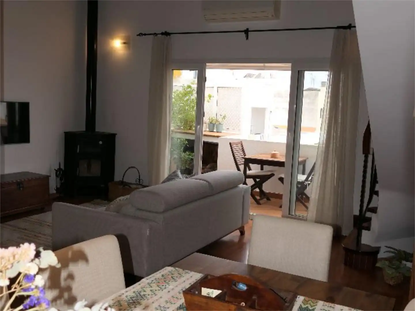 Sala de estar de Ático en venta en Ciutadella de Menorca con Aire acondicionado, Terraza y Balcón