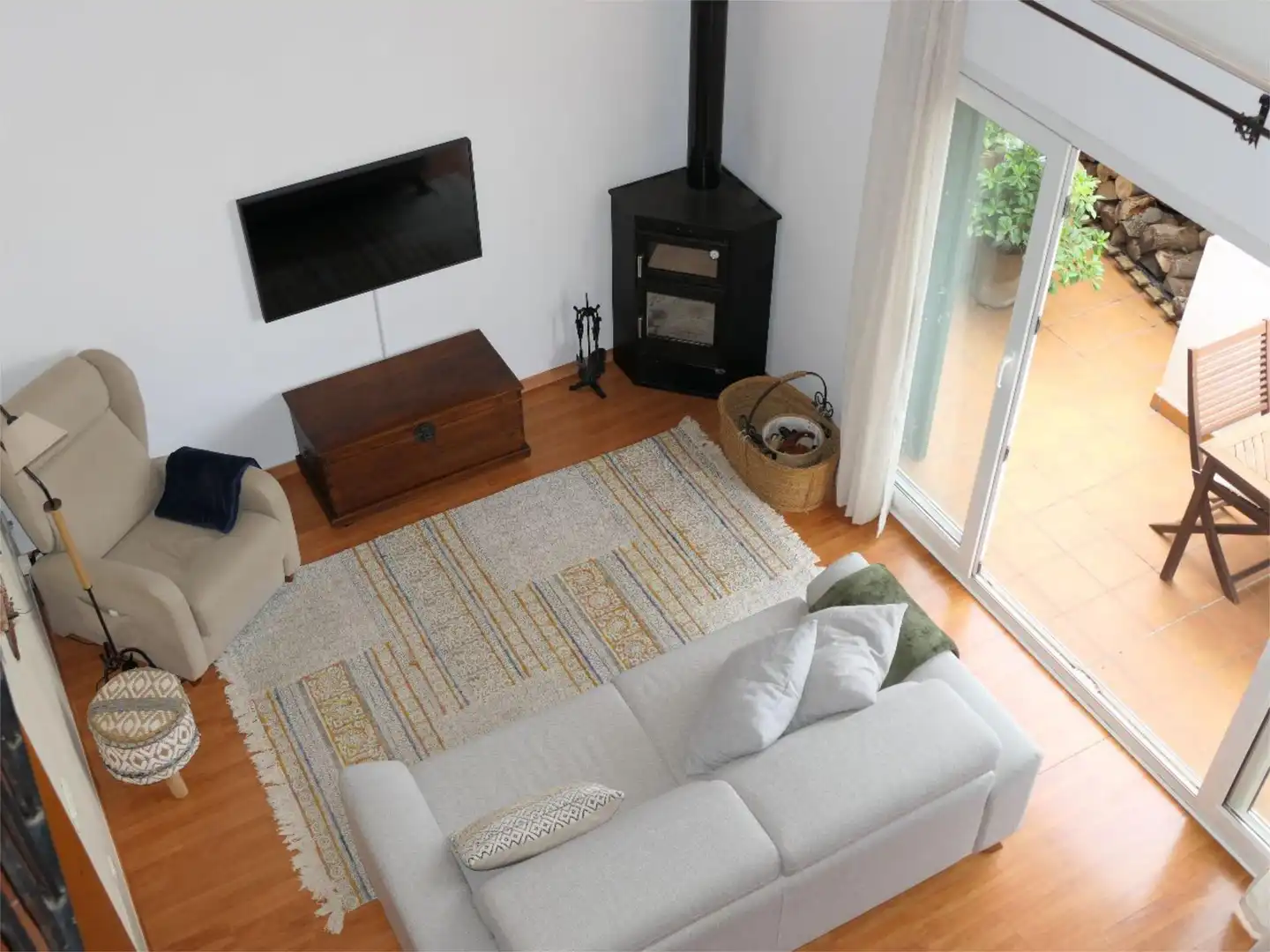 Sala de estar de Ático en venta en Ciutadella de Menorca con Aire acondicionado, Terraza y Balcón