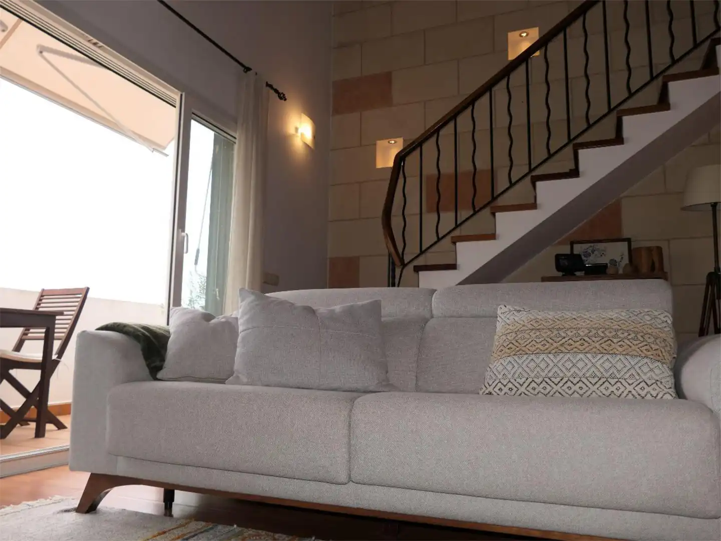 Sala de estar de Ático en venta en Ciutadella de Menorca con Aire acondicionado, Terraza y Balcón