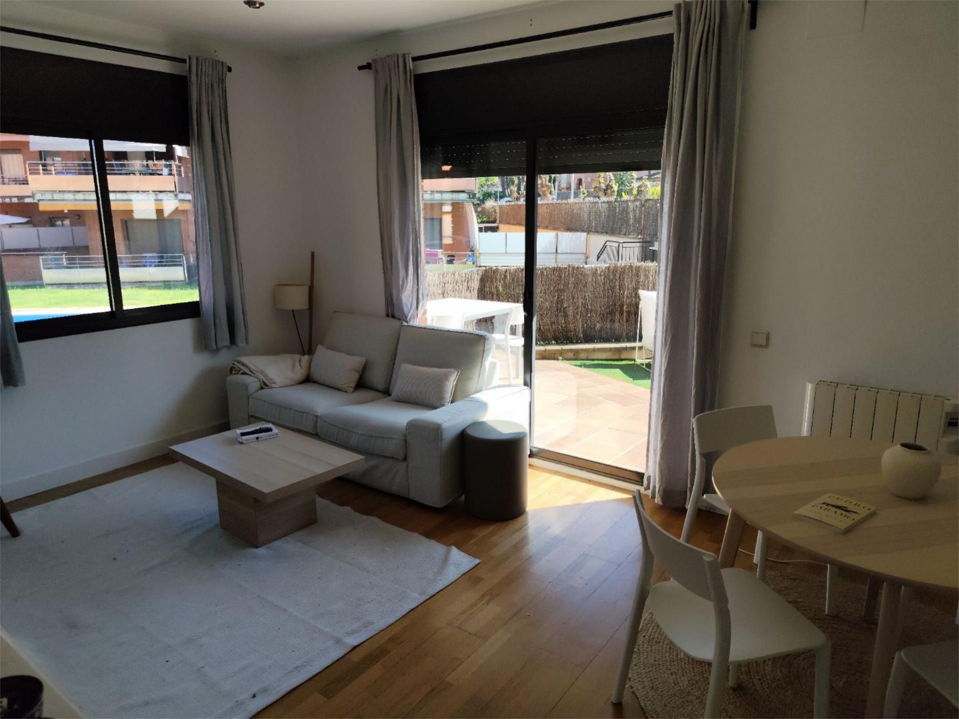 Sala d'estar de Pis en venda en La Roca del Vallès amb Aire condicionat, Terrassa i Piscina