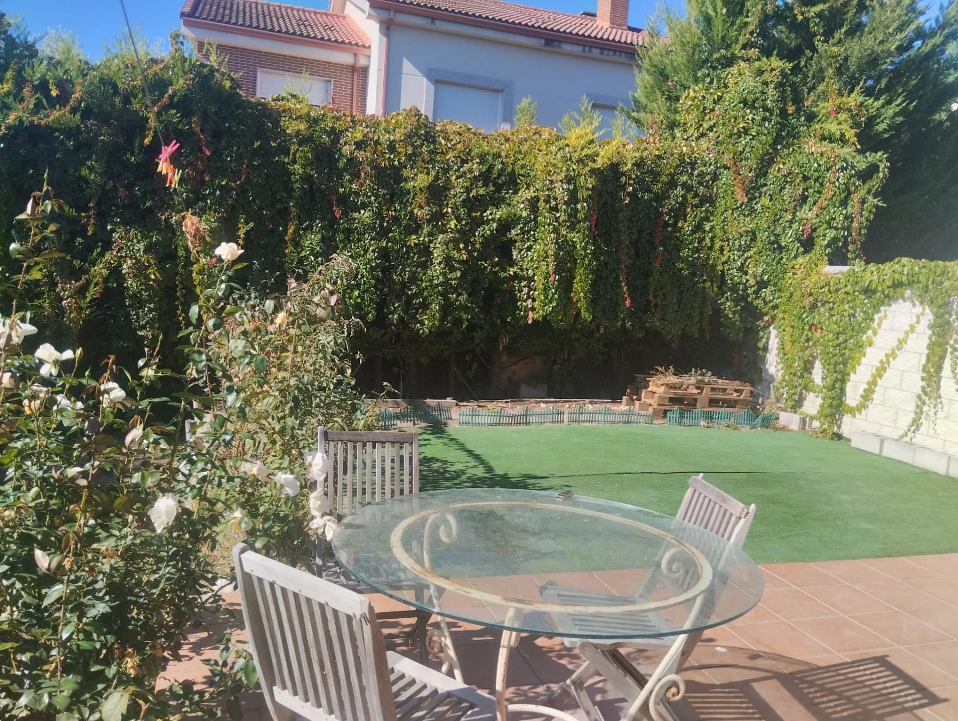 Jardí de Casa o xalet en venda en Boecillo amb Calefacció, Jardí privat i Parquet